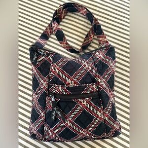 Vera Bradley Minsk Plaid Hipster Crossbody Hobo Bag